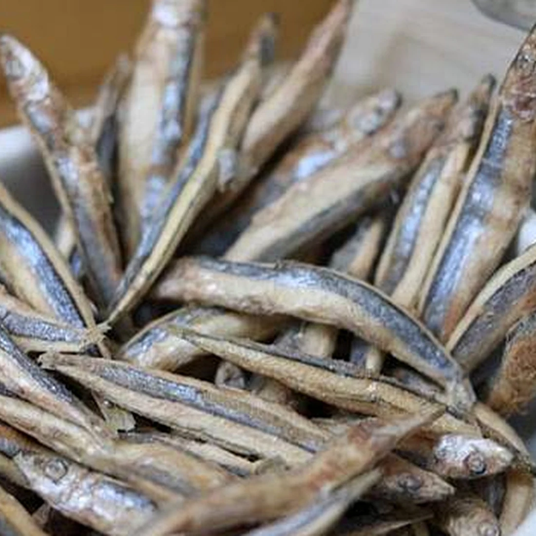 丁香魚凍乾魚體近拍