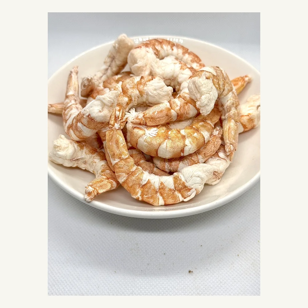 鮮蝦仁凍乾白底商品照